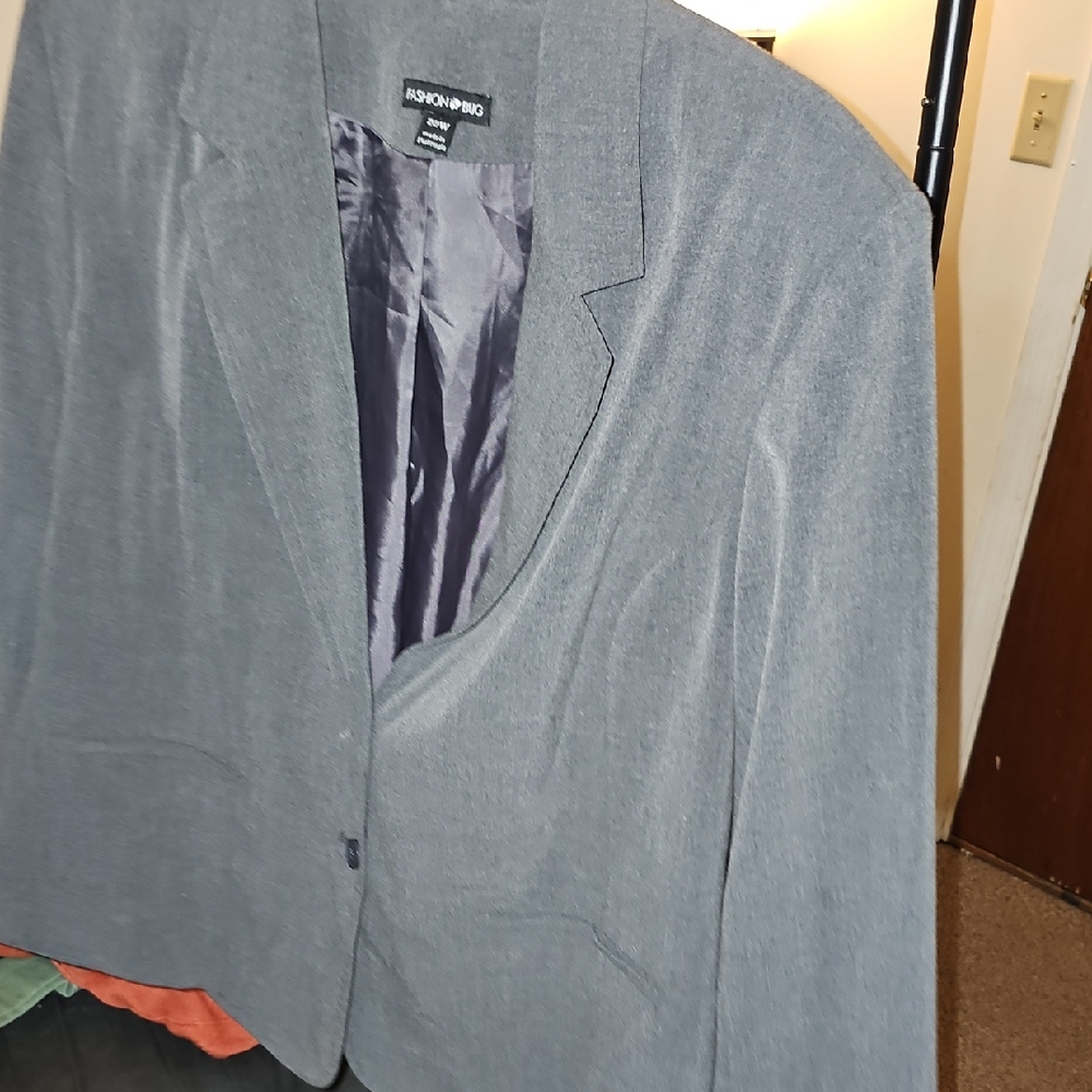Fashion Bug Gray Sport Coat Classic Design